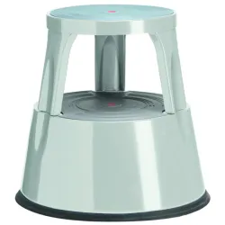 TABORET METALOWY 2 STOPNIOWY SZARY